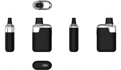 Ispire - BP1-D PA12 Disposable 1.0mL 2.4 volt Plastic Body Postless PCTG MP Preheat USB-C - Black