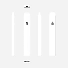 Ispire - LVL 1.0mL Aluminum Body 1.3a Plastic White Duckbill MP Dual Coil Non-Preheat USB-C - White