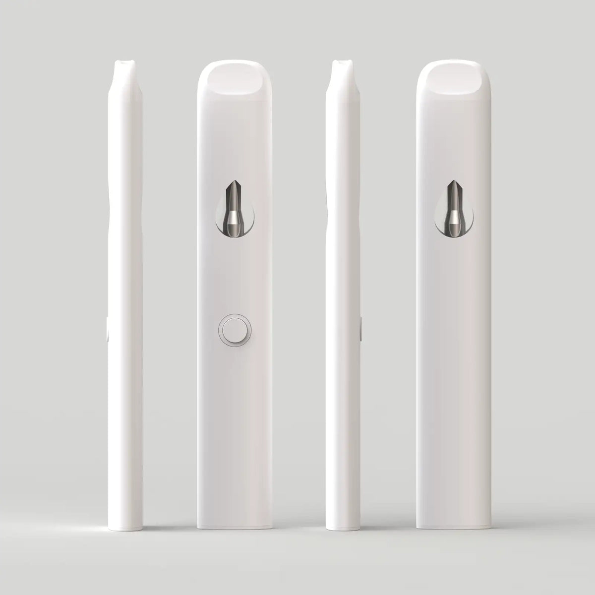 Ispire - OVL ONE 2.0mL Aluminum Body 1.5a Duckbill MP Dual Coil Preheat USB-C 320mAh - White