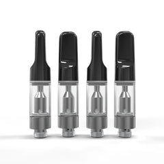 Ispire - V Cart Easy Press 0.5mL Glass 2.0a Ceramic Black Short Duckbill MP Non-Adj Airflow - Black