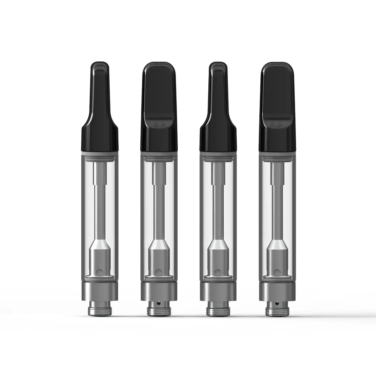 Ispire - V Cart Easy Press 1.5mL Glass 2.0a Ceramic Black Short Duckbill MP Non-Adj Airflow - Black