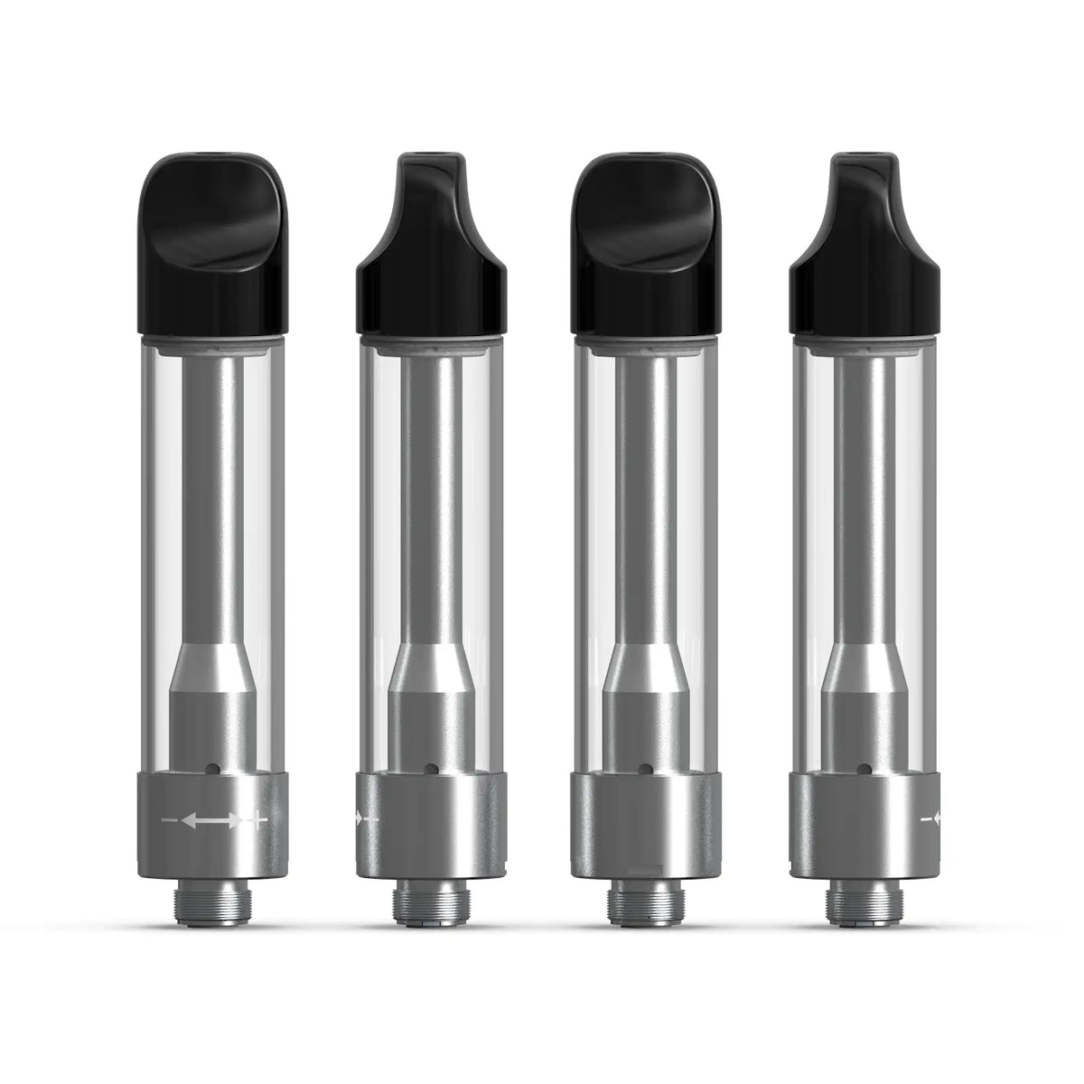 Ispire - X20A Quick Press 2.0mL Glass 1.3a Ceramic Black Short Duckbill MP Adj Airflow Ducore - Black