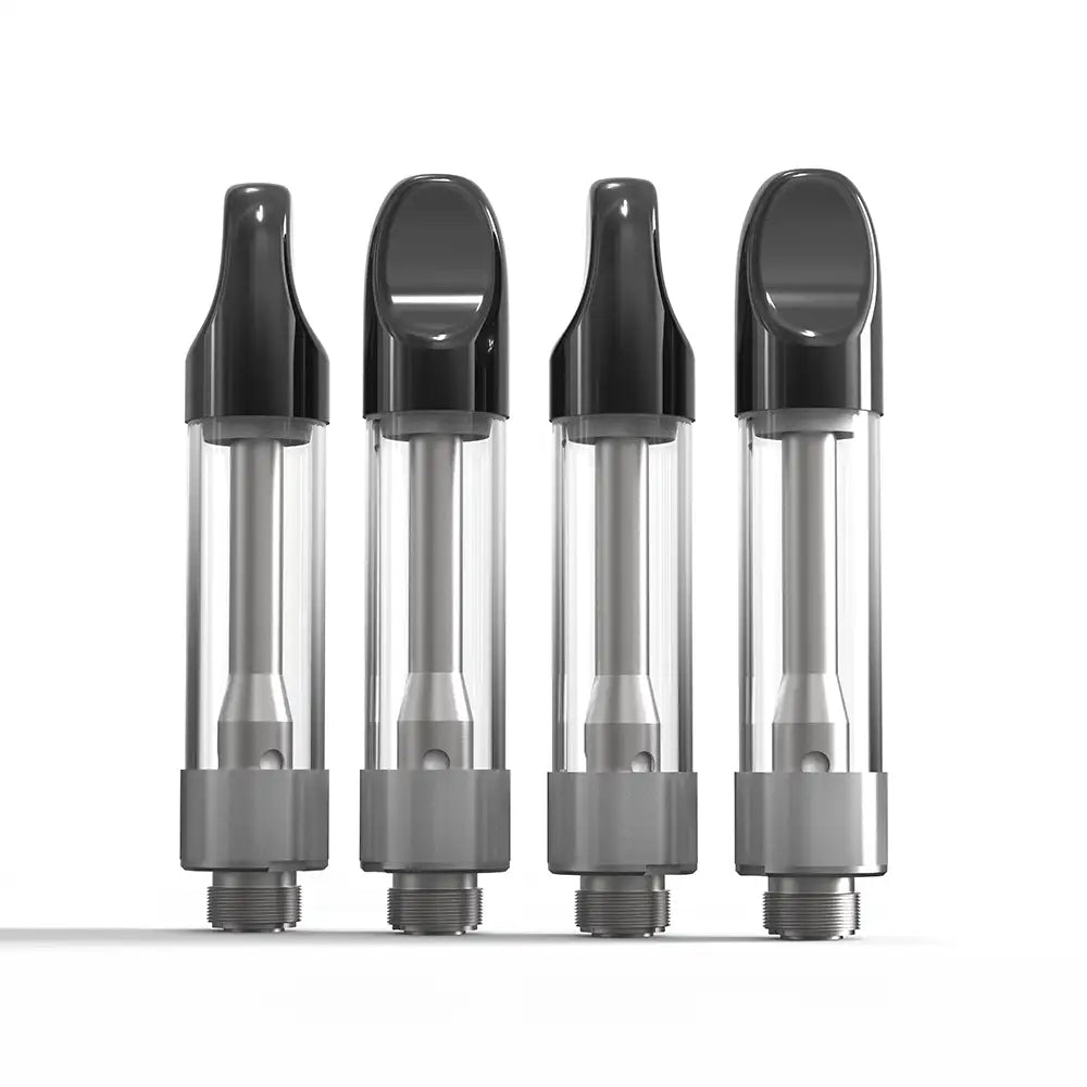 Ispire - S10 Quick Press 1.0mL Glass 1.5a Ceramic Black Short Duckbill MP Non-Adj Airflow DuCore - Black